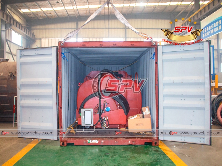 5,000 Litres Sewer Jetting Tank SKD - Loading 2